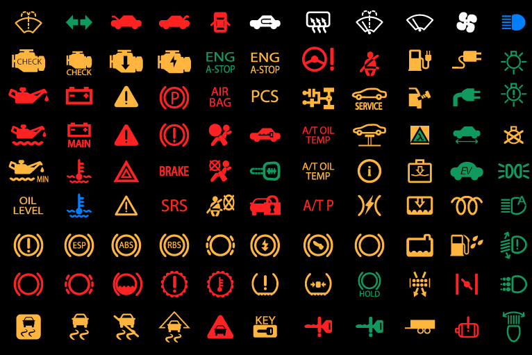 Common Warning Lights On Car Dashboard