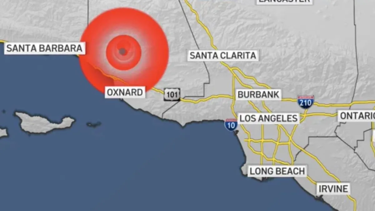 Earthquake Strike Ventura County As Tropical Storm Sweeps Southern ...